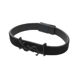 Black Suede Saint Laurent Bracelet