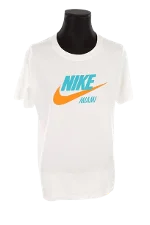 White Cotton Nike Top