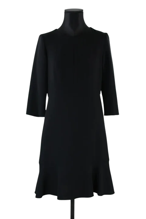 Black Polyester Max Mara Dress