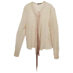 Beige Silk Roberto Cavalli Shirt