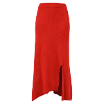 Red Wool Kenzo Skirt