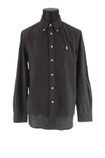 Black Cotton Ralph Lauren Shirt