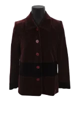 Burgundy Fabric Sonia Rykiel Jacket