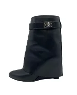 Black Leather Givenchy Boots