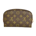 Brown Canvas Louis Vuitton Cosmetic Pouch