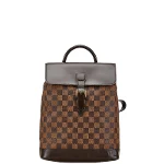 Brown Canvas Louis Vuitton Soho Backpack