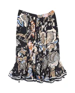 Multicolor Silk Tory Burch Skirt