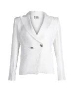 White Cotton Balmain Blazer