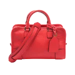 Red Leather Loewe Amazona