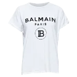 White Cotton Balmain Top