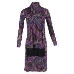 Purple Polyester Etro Dress