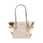 Beige Cotton Michael Kors Shoulder Bag