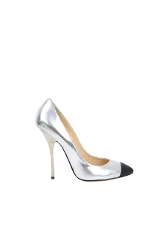 Silver Leather Giuseppe Zanotti Heels