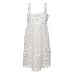 White Lace Oscar de la Renta Dress