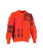 Orange Wool Versace Sweater