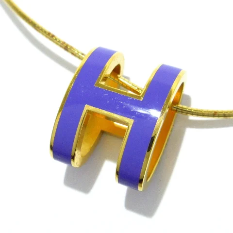 Gold Silver Hermes Necklace