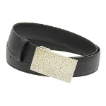 Black Leather Cartier Belt