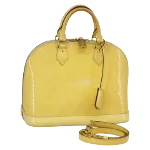 Yellow Leather Louis Vuitton Alma