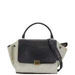 Black Leather Céline Trapeze