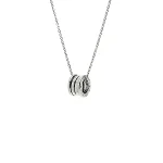 Silver White Gold Bvlgari Necklace