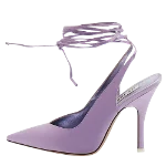 Purple Satin The Attico Heels