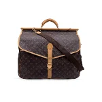 Brown Canvas Louis Vuitton Luggage