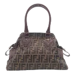 Brown Leather Fendi Handbag