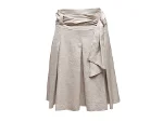 Grey Fabric Issey Miyake Skirt