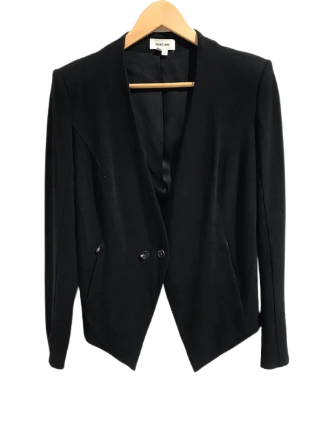 Black Fabric Helmut Lang Jacket