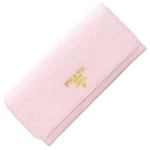 Pink Leather Prada Wallet