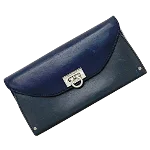 Blue Leather Salvatore Ferragamo Wallet