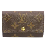 Brown Canvas Louis Vuitton Key Holder