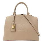 Beige Leather Louis Vuitton Grand Palais