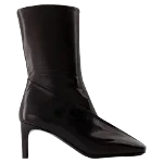 Black Leather Jil Sander Boots