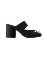 Black Leather Maison Margiela Sandals