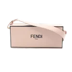 Pink Leather Fendi Shoulder Bag