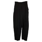 Black Fabric Khaite Pants