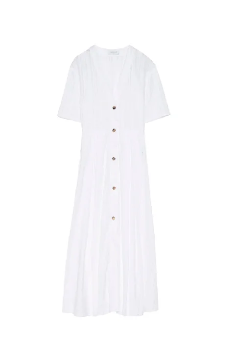 White Fabric Fabiana Filippi Dress