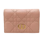 Pink Leather Dior Wallet