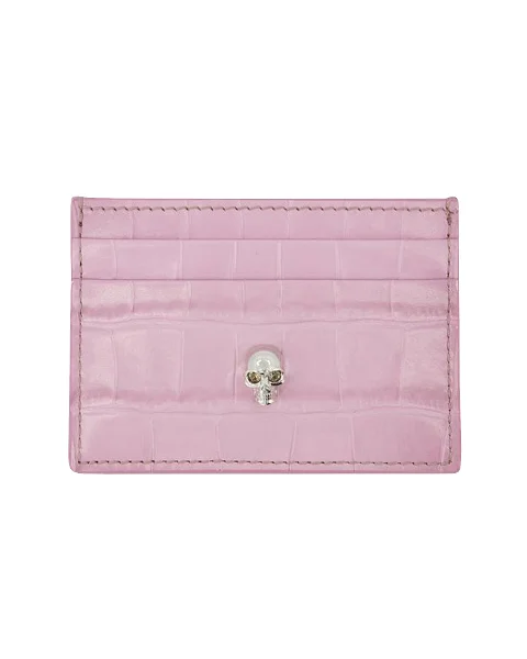 Pink Leather Alexander McQueen Wallet