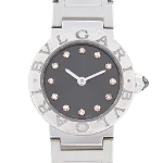 Grey Stainless Steel Bvlgari Watch