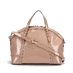 Beige Leather Gucci Swing Tote