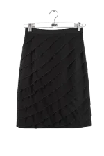 Black Wool Paule Ka Skirt