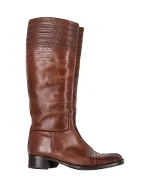 Brown Leather Jil Sander Boots
