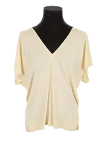 Beige Viscose Hermès Top