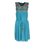 Blue Silk Matthew Williamson Dress