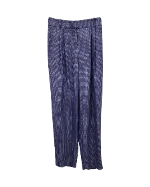 Blue Viscose Armani Pants