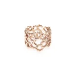 Metallic Rose Gold Dior Ring