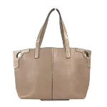 Beige Leather Cartier Shoulder Bag