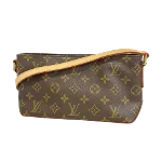 Brown Canvas Louis Vuitton Trotteur